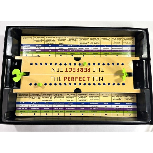 The Perfect Ten 3-D Board Game 2004 University Games Complete - Picture 6 of 15